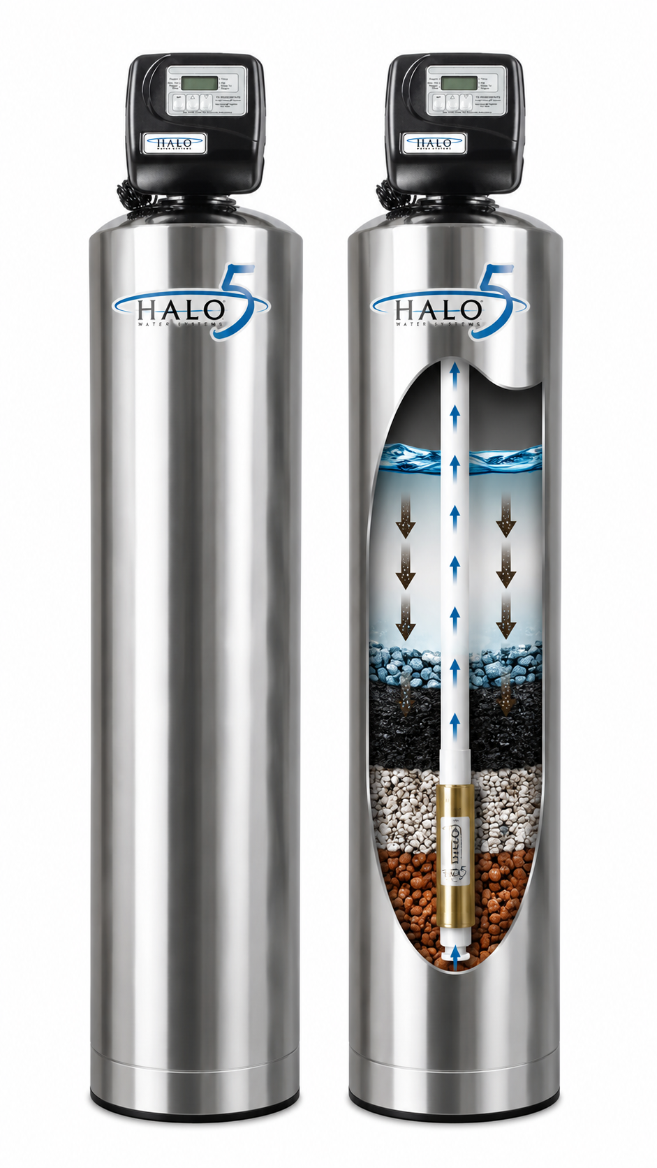 Whole-home water filtration systems
